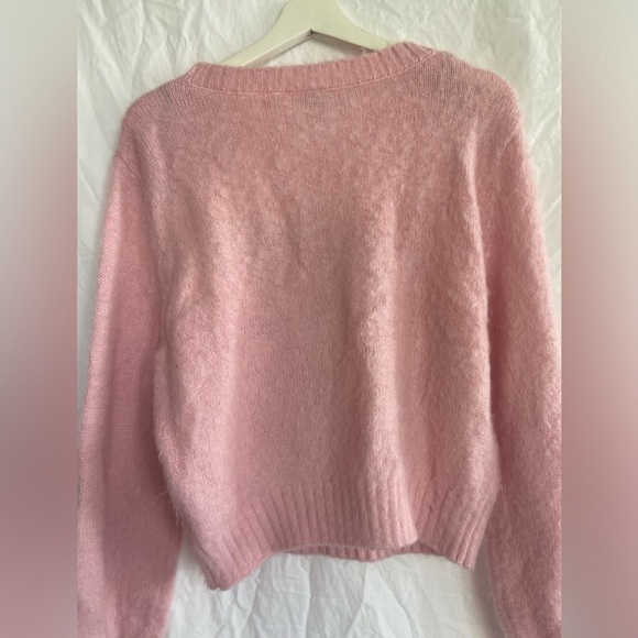 H&M Care Bears MOTIF-FRONT SWEATER Light pink Size Large - Picture 15 of 16